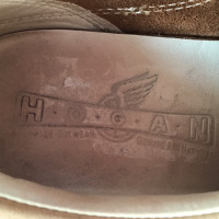 Hogan Chaussures à lacets en Cuir en Beige