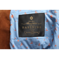 Habsburg Jacke/Mantel aus Leder in Braun