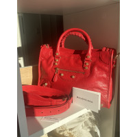 Balenciaga Classic City Leather in Red