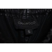 Oakwood Hose aus Leder in Schwarz