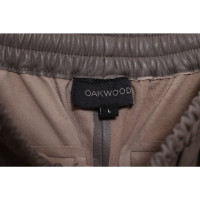 Oakwood Paio di Pantaloni in Pelle scamosciata in Talpa