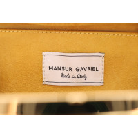 Mansur Gavriel Handtasche aus Leder in Gelb
