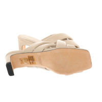 Anine Bing Sandals Leather in Cream
