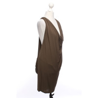 John Galliano Kleid aus Viskose in Khaki