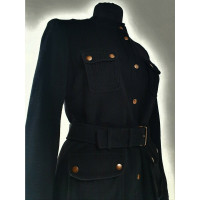 Veronique Branquinho Jacke/Mantel aus Wolle in Schwarz