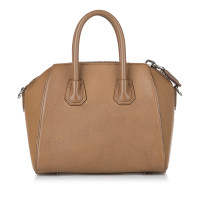 Givenchy Antigona Lock Small 22 Leather in Beige