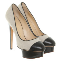 Charlotte Olympia Plateau pumps in grey