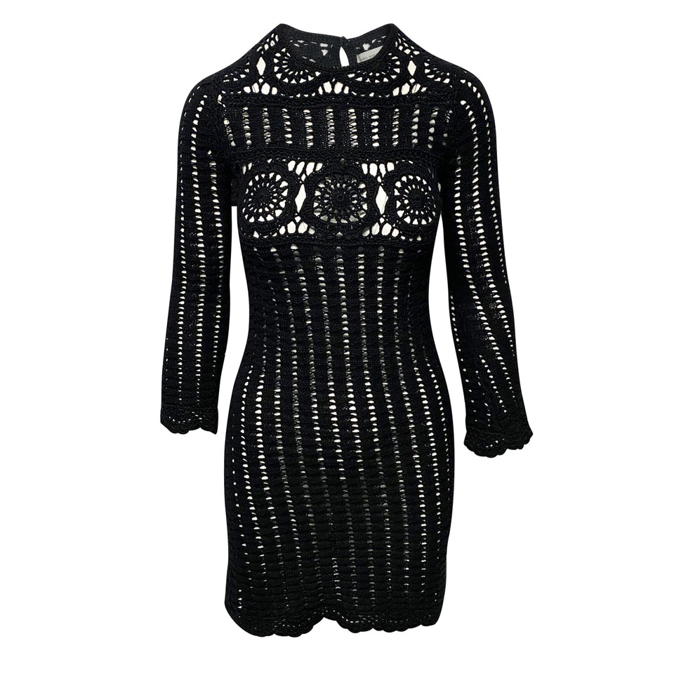 Isabel Marant Etoile Kleid aus Leinen in Schwarz