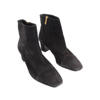 Hermès Stiefeletten aus Wildleder in Schwarz