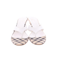 Burberry Sandals Leather in White