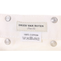 Dries Van Noten Jeans in Cotone in Bianco