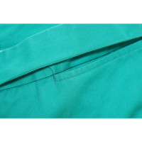 Costume National Paire de Pantalon en Coton en Turquoise