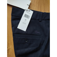Lacoste Trousers Wool in Blue