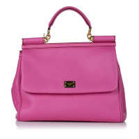 Dolce & Gabbana Sicily Bag Leather in Pink