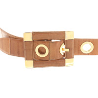Dolce & Gabbana Leather belt with fur element