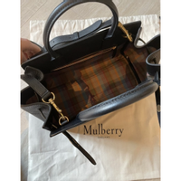 Mulberry Bayswater aus Leder in Schwarz