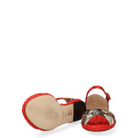 Dolce & Gabbana Sandales en Cuir en Rouge