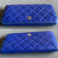 Chanel Bag/Purse Leather in Blue