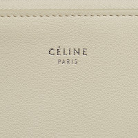 Céline Clutch Bag Leather in White