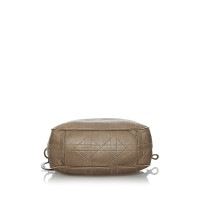 Christian Dior Handtasche aus Baumwolle in Beige