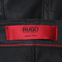 Hugo Boss Coated trousers in black