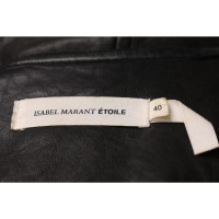 Isabel Marant Etoile Veste/Manteau en Cuir en Noir