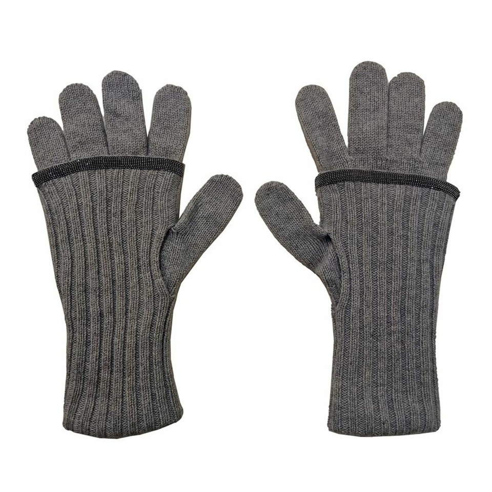 Fabiana Filippi Gloves Wool in Grey