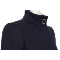 Hugo Boss Jacke/Mantel aus Wolle in Blau
