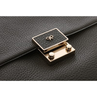 Anya Hindmarch Clutch Bag Leather in Olive