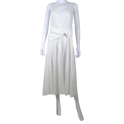 Stefanel Kleid aus Baumwolle in Weiß