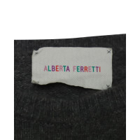 Alberta Ferretti Blazer aus Wolle in Grau