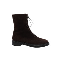 The Row Boots Suede in Brown