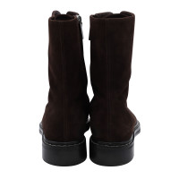 The Row Boots Suede in Brown