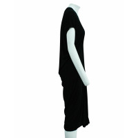 Dkny Kleid aus Viskose in Schwarz