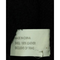 Calvin Klein Veste/Manteau en Cuir en Noir