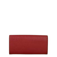 Giorgio Armani Tasje/Portemonnee Leer in Rood