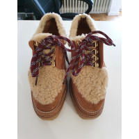 Castañer Chaussures à lacets en Cuir en Marron