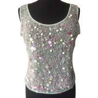 Escada Top avec des paillettes