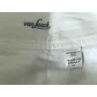 Van Laack Jupe en Coton en Blanc