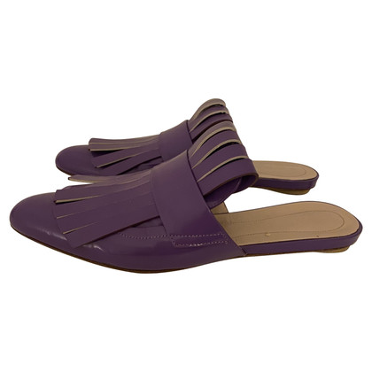 Marni Slippers/Ballerinas Leather in Violet