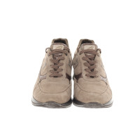 Hogan Trainers Suede in Taupe