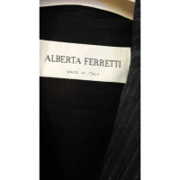 Alberta Ferretti Jacket/Coat Silk in Black