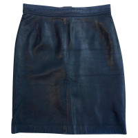 Loewe Skirt Leather in Black