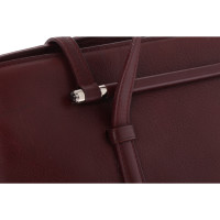 Cartier Handbag Leather in Bordeaux