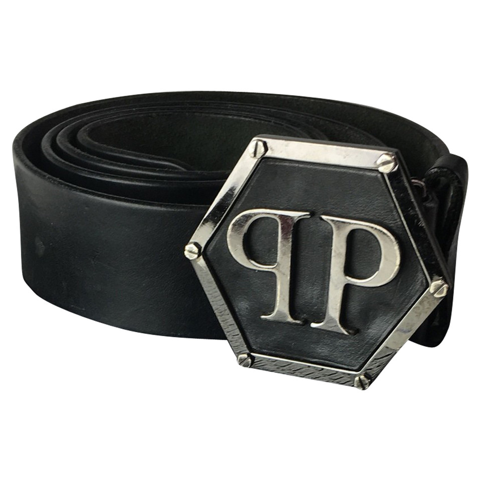 Philipp Plein Cintura con fibbia logo