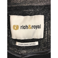 Rich & Royal Blazer en Coton en Argenté