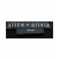 Alice + Olivia Robe en Coton en Noir