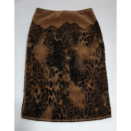 Marc Cain Skirt Cotton in Brown