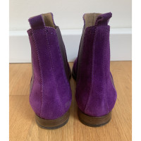 Hermès Ankle boots Suede in Violet