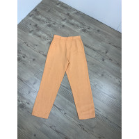 Byblos Paire de Pantalon en Lin en Orange